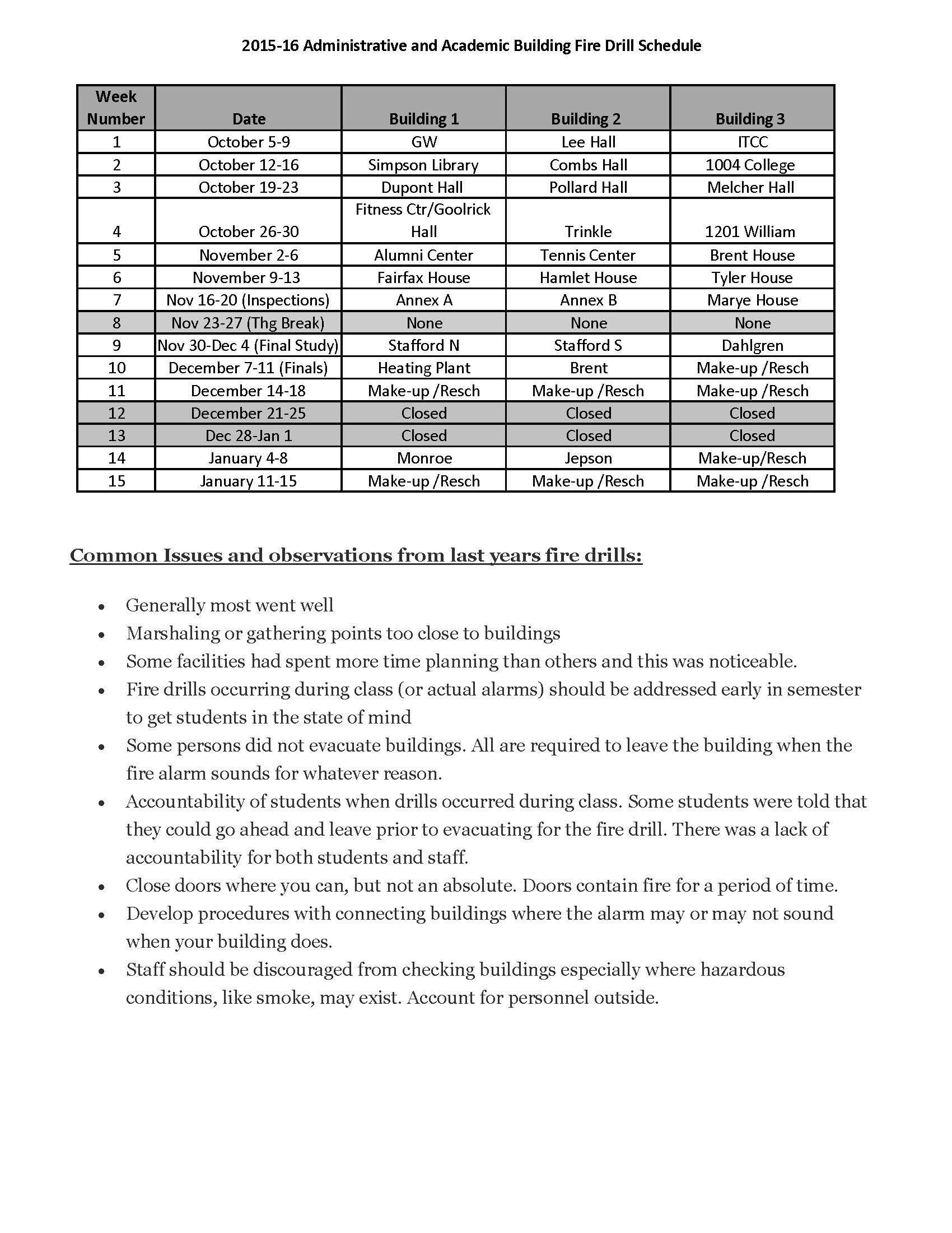 2015-16-fire-drill-schedule-for-academic-and-administrative-buildings