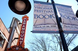 The Virginia Festival of the Book takes place March 21-25, 2018 in Charlottesville and Albemarle counties.