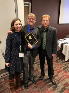 Professor of Geography Stephen Hanna won the Research Honors Award for his work in critical and cultural geography at last month’s Southeastern Division of the Association of American Geographers (SEDAAG) conference in Mississippi.