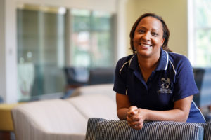 Assistant Dean of Student Involvement Melissa Jones thrives on her role helping new college students find their way.