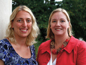 Professor of Psychological Science and Department Chair Miriam Liss (left) and Professor of Psychological Science Holly Schiffrin