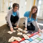 In the University Center, the Giving Day Headquarters brought the celebration to students with games, a photo booth, prize wheel and donation station.