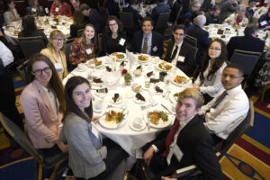 UMW students at the Northern Virginia Conservation Trust luncheon. 