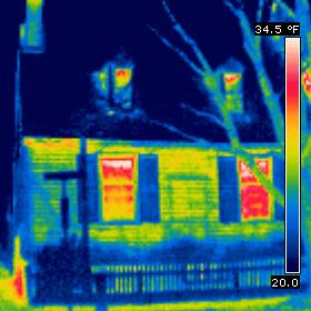 Associate Professor Michael Spencer, who is chair of the Department of Historic Preservation, discovered the original door to the Mary Washington House using infrared thermography. 