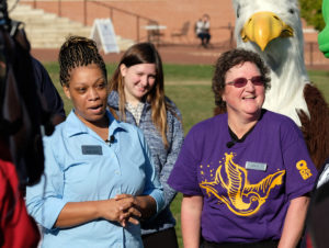 Grace Ann Braxton, UMW Campus Dining and Special Olympics silver medalist. (Photo by Norm Shafer).