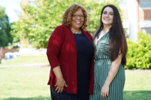 Laura Mangano '18 is now a graduate nursing student at Johns Hopkins University, after being mentored by Rappahannock Scholars Program Director Rita Thompson. Photo by Suzanne Rossi.