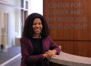 Bianca Hightower, assistant director of the Center for Career and Professional Development. Photo by Norm Shafer.
