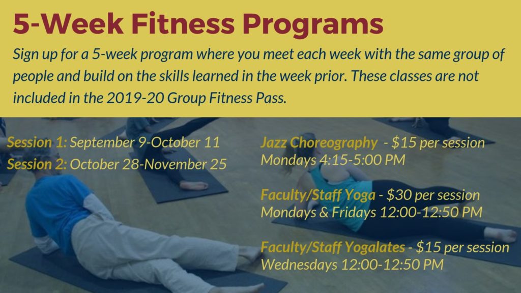 Registration Now Open For Fall Fitness Programs - EagleEye