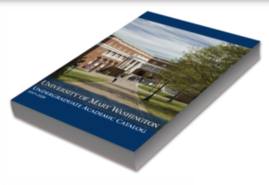 UMW's new course catalog is fully searchable and only online.