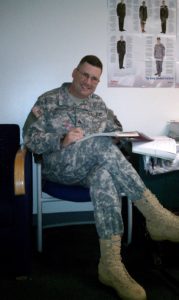 Staff Sgt. Ryan Hastings served for 20 years with the U.S. Army before becoming UMW's veterans liaison in 2019. 