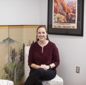 “I knew when selecting a college that I wanted to study abroad, so Mary Washington was a great fit,” said Moran, who now helps current UMW students plan their travels and professors coordinate faculty-led trips. Photo by Karen Pearlman.