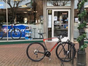 Bike FXBG, a collaboration between UMW’s Social Good Lab and Fredericksburg Main Street, has surveyed local residents and small business owners about installing bike racks, shelters and corrals throughout downtown to make Fredericksburg a more bike accessible city.