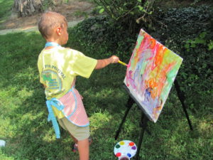 Preschool Palette offers classes both onsite at Gari Melchers Home and Studios and online. 