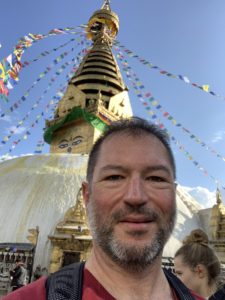 David Rettinger in Nepal, where he's taken UMW students as part of a course called “International Perspectives on Civic Engagement: Nepal," which he teaches with CPR Associate Professor Dan Hirshberg.
