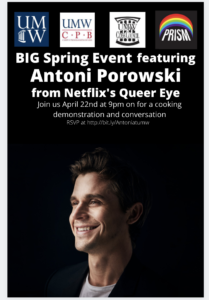 Big Spring Event featuring Antoni Porowski from Netflix's Queer Eye