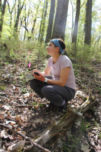 Sophomore Liliana Ramirez (pictured here) and junior Maddie Lichter are the first two students to participate in a partnership between UMW and the Smithsonian-Mason School of Conservation.
