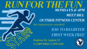 Join Bill outside the Fitness Center on Mondays at 4 p.m. for this class! No experience needed! First week is free, followed by $30 fee! Register by August 24th!