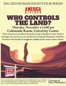 America Divided: Who Controls the Land? flier