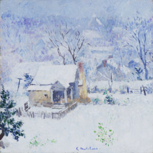 Gari Melchers, "Cottage in Snow," circa 1922.