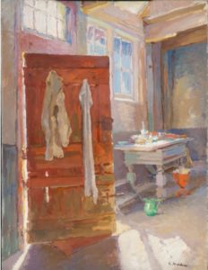 Gari Melchers, "Interior of Studio in Holland," between 1905-1915.