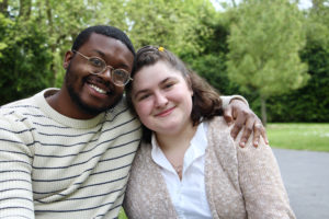 2019 graduates Jalen Brown and Maria Dubiel majored in French and international affairs at UMW. The couple, now engaged, are pursuing master’s degrees in France and reaching French-loving followers through their blog and accompanying YouTube channel, The Francofile. Photo courtesy of The Francofile.