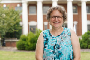 Chemistry Professor and Honors Program Director Kelli Slunt received the second annual Board of Visitors (BOV) Faculty Leadership Award.