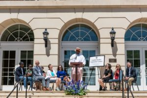 Upon the retirement of Dean of Student Life Cedric Rucker next week, the University Center will officially bear the name "Cedric Rucker University Center."