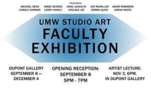 UMW Studio Art Faculty Exhibition
