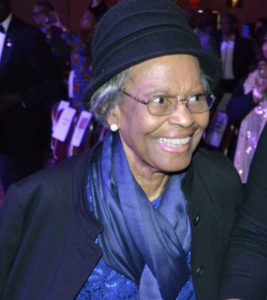 Gladys West is pictured at a ceremony during which she was honored.