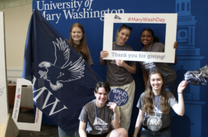 The entire University of Mary Washington community came #TogetherUMW for the sixth annual Mary Wash Giving Day April 4, raising $621,528 to support UMW students, faculty and programs.