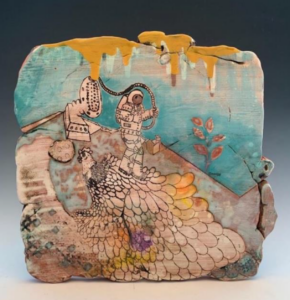 Shanna Fliegal, Escapism, 2023. Stoneware. 