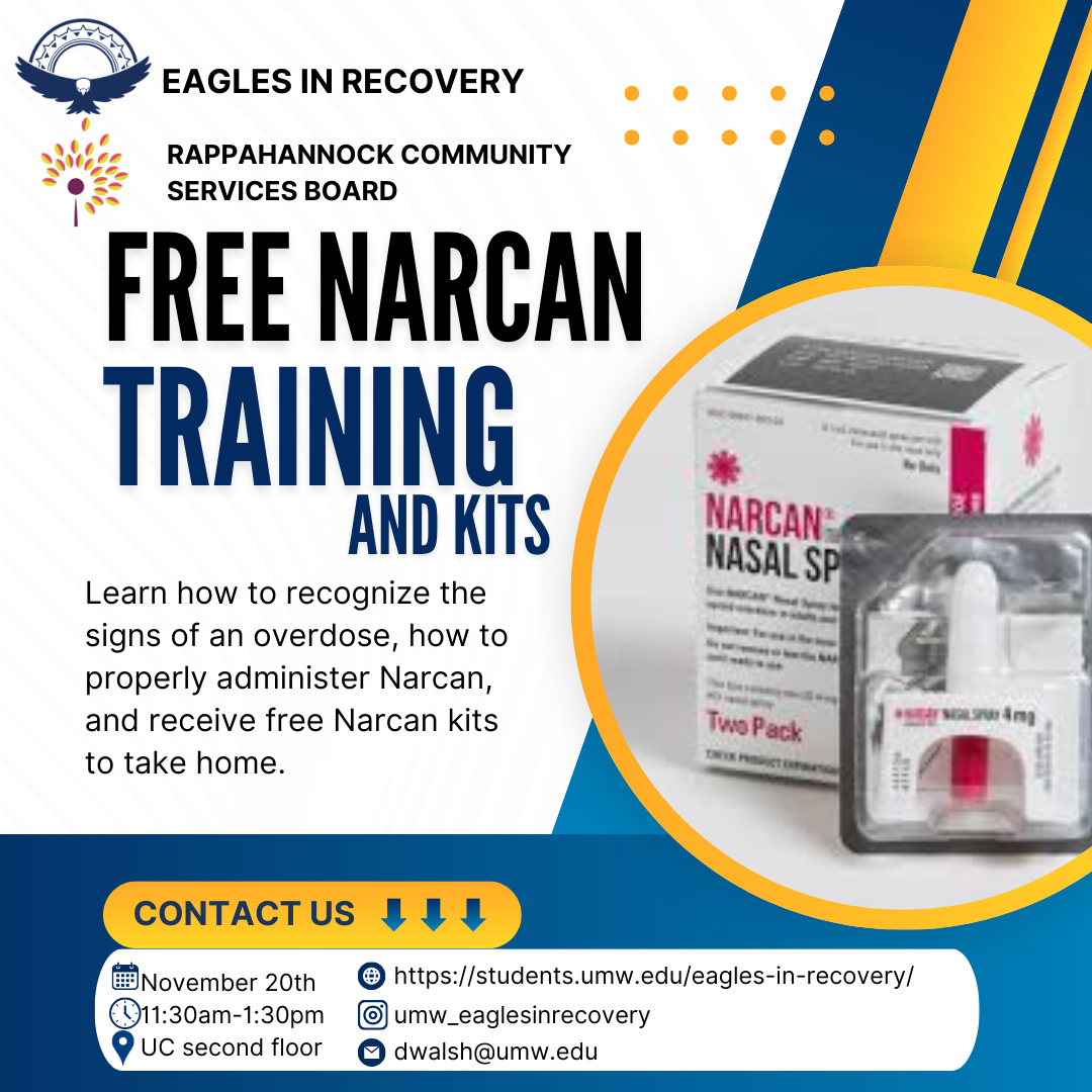 Free Narcan Training and Kits, Nov. 20 - EagleEye