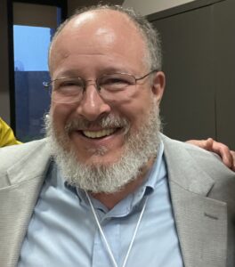 photograph of Paul D. Fallon at the meeting of the Dictionary Society of North America in Buffalo, NY.
