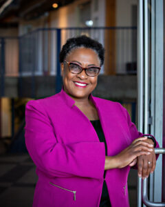 UMW Associate Provost for Career and Workforce Kimberly Young received this year’s Patricia Lacey Metzger Award for distinguished achievement from the Women’s Leadership Colloquium at the University of Mary Washington.