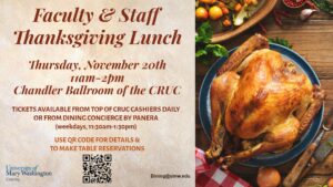 Faculty and Staff Thanksgiving Lunch