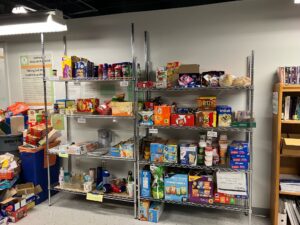 Talley Center staff rolled up their sleeves to replenish GHRC’s shelves; they'll keep that momentum going with a Winter Food Drive.