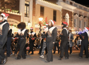 Picture of Fredericksburg Christmas parade.