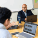 photo of people at a table