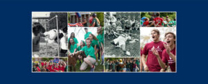 Collage of photos from. UMW's Devil Goat Day