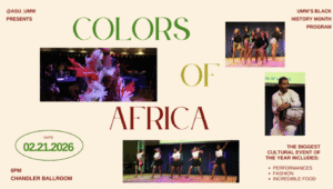 Colors of Africa event notice with photos from event; info is in text form in this article