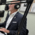 Photo of UMW President Troy Paino hosting UMW's podcast