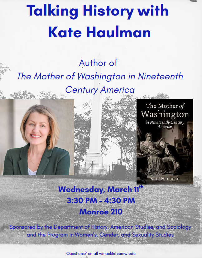 flier with dates and times of the lecture and photo of the author with book cover (all info contained in the copy of this post)