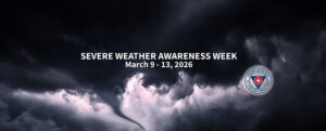 Image of storm for Severe Weather Awareness week 2026