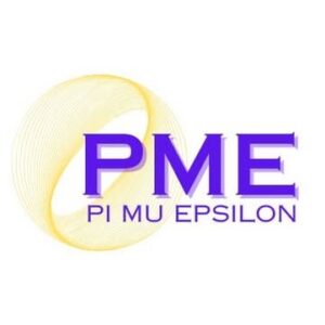 image of pi mu epsilon seal with purple lettering
