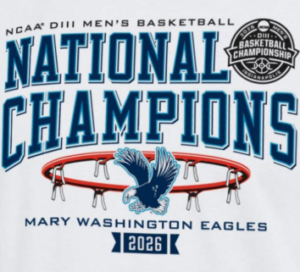 Graphic that says National Champions Mary Washington Eagles 2026