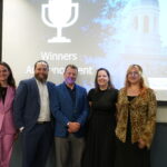 "judges and student winners pose at the 2026 Case Competition