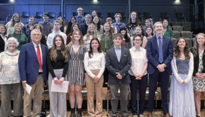 Group photo of all the new members of Phi Beta Kappa