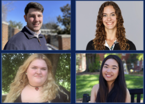 four student interns pictured