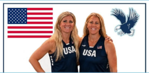 UMW head field hockey coach Jamie Tierney and assistant coach Lindsey Heppner