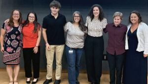 Student award winners and their faculty mentors